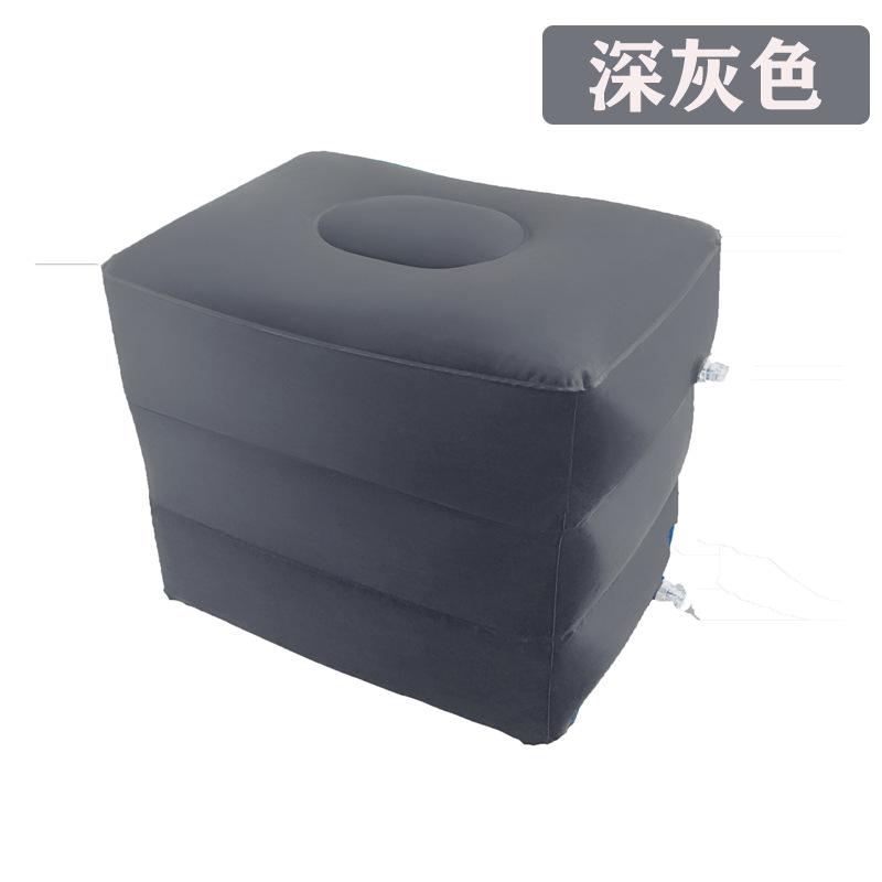 Inflatable Three-layer Travel Pillow Foot Rest Kids Airplane Sleep Sit Bed Car Height Adjustable Flight Sleeping Resting Pad