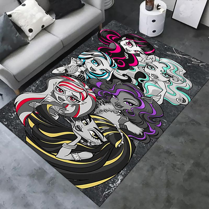 Tappetino per Sedia da Ufficio Monster High Arredamento per la Casa, Tappeto per Divano, Tappeto da Ufficio Regalo per Tutte le Stanze