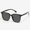 Retro Square Frame Korean Style Gentle Sunglasses for Women, Nylon Polarized Sun Glasses, UV Protection, Face Slimming, Sun Protection Eyewear