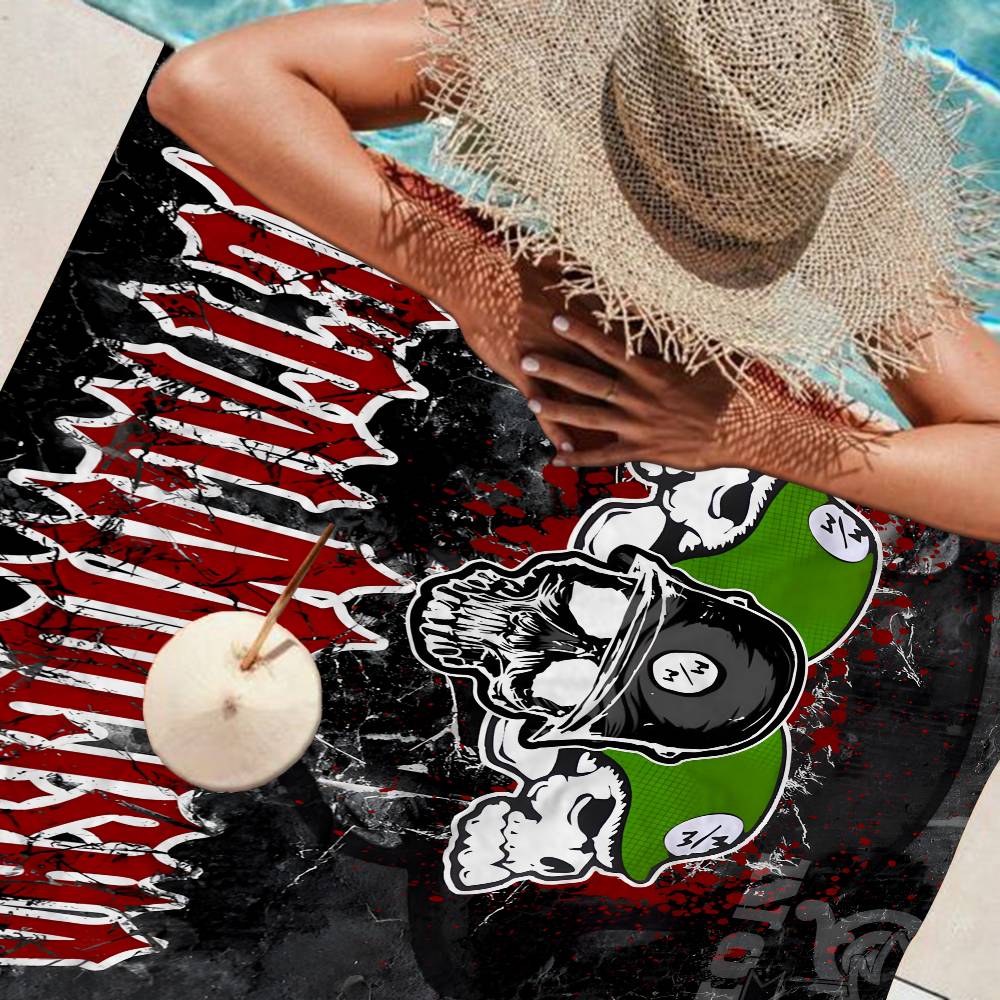 M-Metal M-Mulisha Spiel Anime Anime Strand Schwimmtuch Weiches Saugfähiges Waschlappen Kindergeschenke Für Kinder Reisen Camping Fitnessstudio