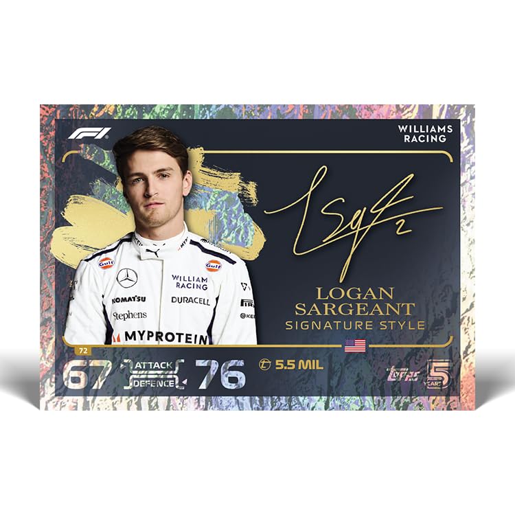 Topps Turbo Attax Formula 1 2024 Mega Multi Pack Includes 39 Turbo Attax Cards and 2 Limited Edition One - - Cards, Size.