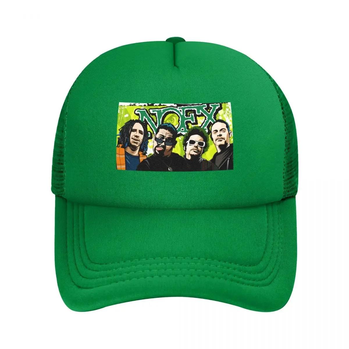 

Nofx Band Final Tour Skull Mesh Baseball Caps Snapback Fashion Baseball Hats Breathable Casual Casquette Outdoor Unisex One Size