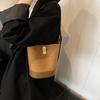 New Fashionable and Popular Bucket Bag Women's Urban Simple Commuting Versatile Handbag Lock Texture Shoulder Messenger Bag