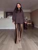 High-Waisted Satin Wide-Leg Pants for Women - 2026 Spring/Summer Collection