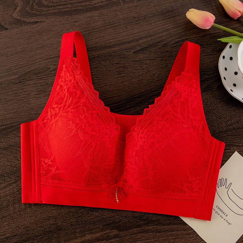 Large Size Bra, Paper Cup, Large Chest, Small Collection, Anti-sagging Adjustment Type, No Steel Ring Bra
