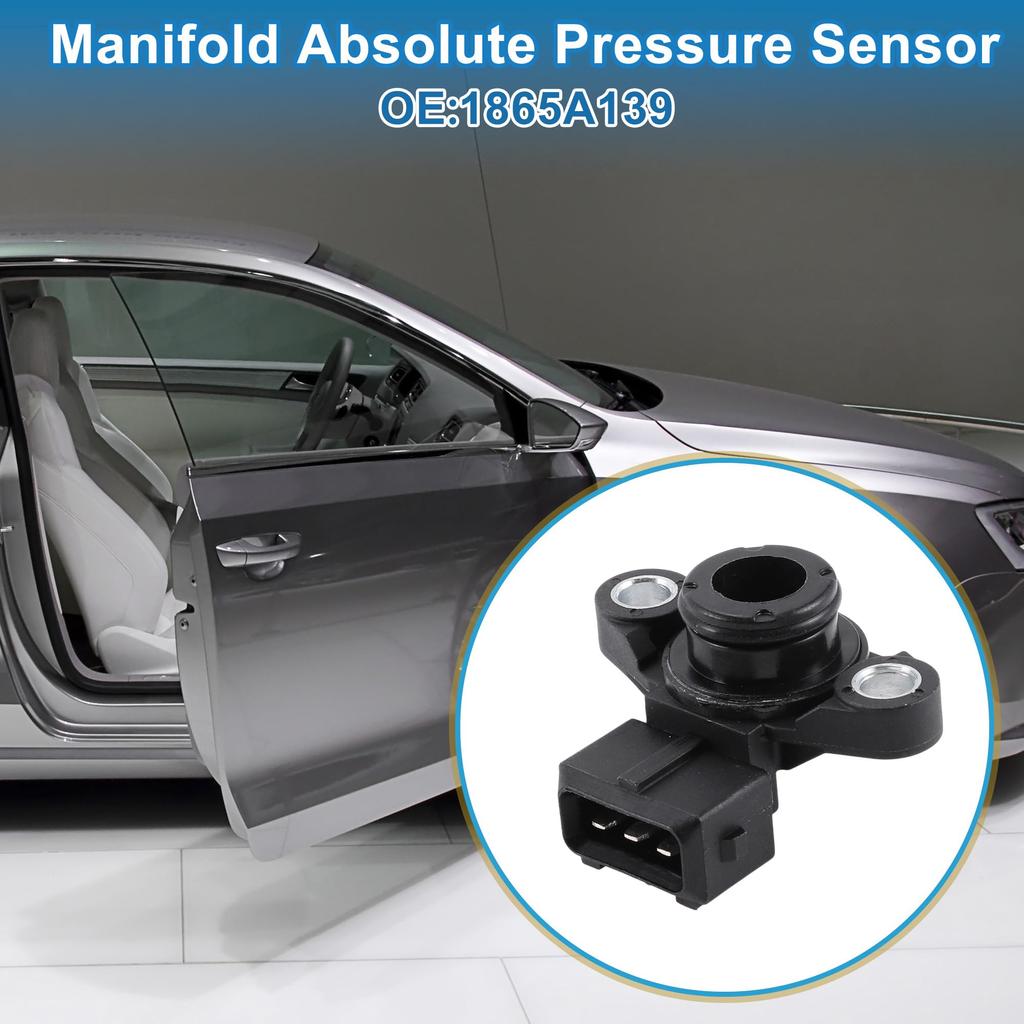 Engine Manifold Absolute Pressure MAP Sensor [3Pins] for Mitsubishi Eclipse Galant 2011-2012 Lancer Outlander 2007-2017 - Replace For# 1865A139