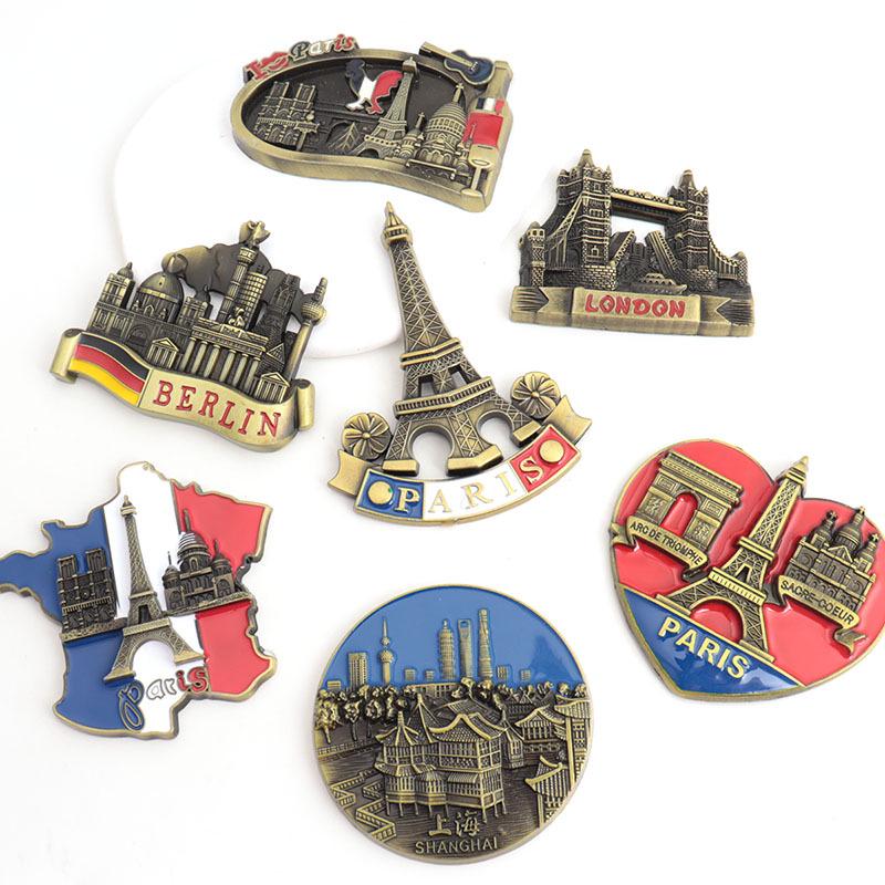 Magnete da Frigorifero & Apribottiglie 3D Retrò in Lega - Souvenir Unico di Viaggio nel Mondo Decorazione per Cucina