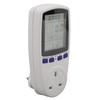 Power Meter Socket LCD Display Overload Protection LED Light Digital Electricity Analyzer Monitor