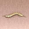 Antique Bronze Centipede Figurines Ornaments Pure Copper Moveable Simulation Animal Statue Crafts Home Feng Shui Desktop Decors