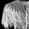 Sequin Feather Bridal Shawl: Fashionable Wedding & Dance Accessory