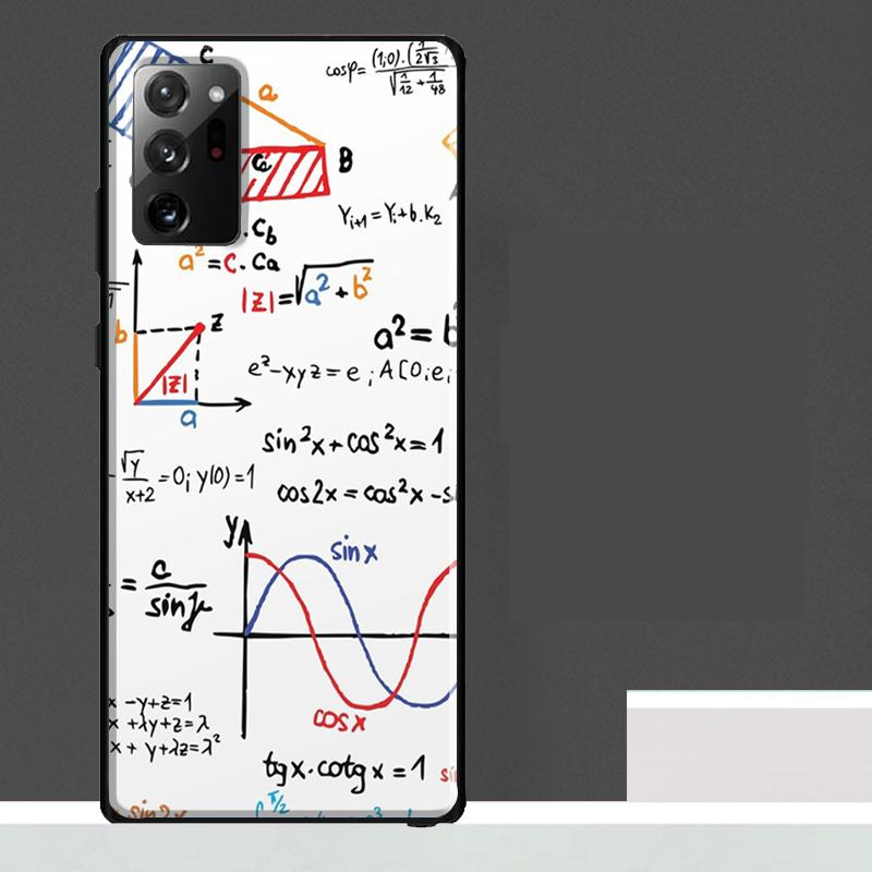 Physics Science Maths Formula Case For Samsung Galaxy S24 Ultra S23 S22 S21 S25 Ultra S9 S10 S20 Plus S25 FE Phone Cover