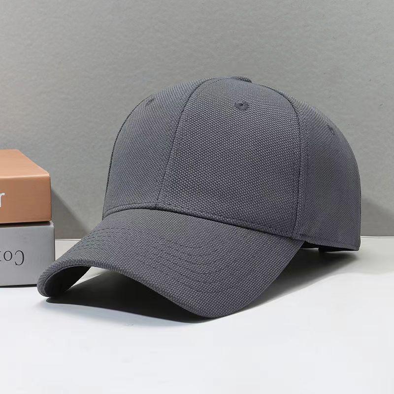 Men's Trendy Sun Protection Baseball Cap: Deep Top, Large Fit, Sturdy Construction, Wide Brim for Small Face Look.