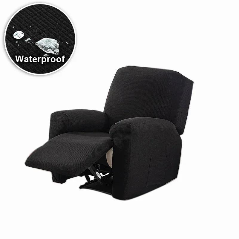 Waterproof Recliner Sofa Cover For Living Room Jacquard Sofa Slipcover Non Slip Armchair Cover Office Home Decor Couch Cover