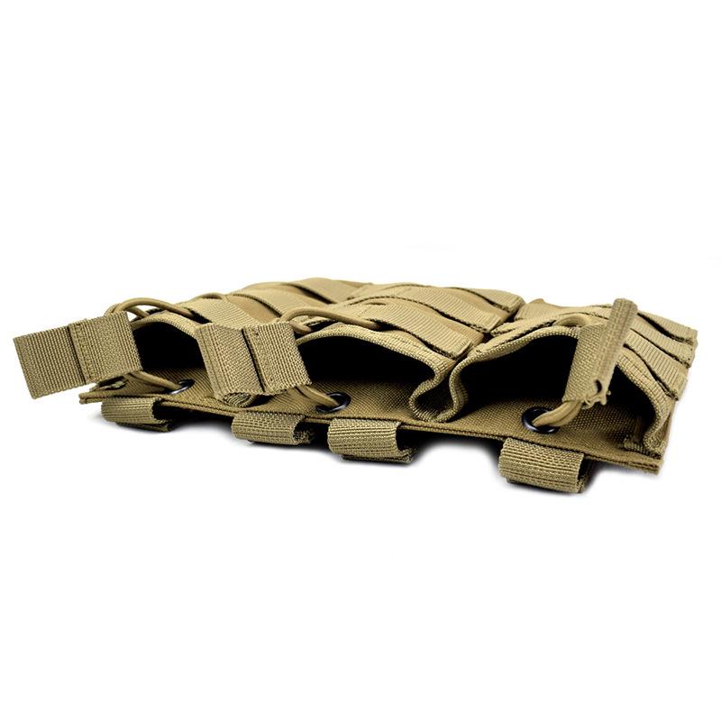 Military Fan Tactical Vest Molle Triple Pouch - Multifunctional Accessory & M4 Magazine Pouch