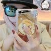 Color Luxury Electroplated Mirror Ring Bracket Mobile Phone Case Iphone For
