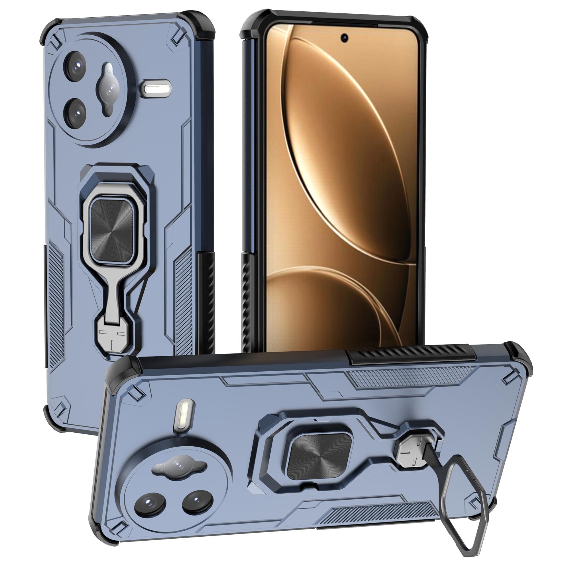 

For Xiaomi Redmi K80 Pro 5G/Poco F7 Ultra 5G Case Rotatable Ring Kickstand PC + TPU Shockproof Phone Cover B