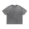 270g Heavyweight Retro Distressed Unisex T-Shirt - Slimming Washed, Loose Drop Shoulder, Korean Style, Short Sleeve for Summer