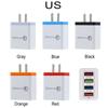 3A USB Charger Quick Charger 3.0 For Tablet EU/ US Plug Wall Mobile Phone Charger Adapter Fast Charging