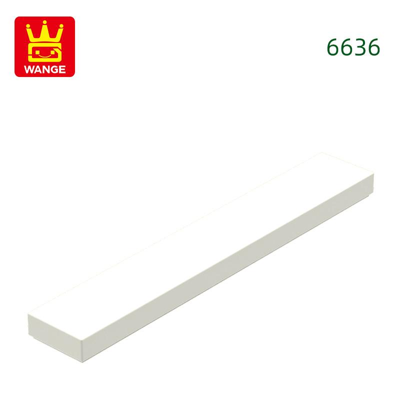 121Pcs/lot 6636 1x6 Tile Building Block Moc Classic Accessories Compatible with Brick Children Toys Gift Box