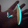 Cute Luminous Metal Feather Bookmarks Kawaii Butterflies Owl Dragonflies Book Marks For Teachers Gift Beautiful Book Accessories