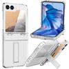 Suitable for Samsung ZFlip6 Mobile Phone Case Folding Screen PC Full Inclusive Protective Case Split Up and Down