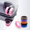 4Pcs Silicone Luggage Wheel Covers Noise Resistant Suitcase Caster Protector Anti-Wear Spinner Wheel Accessories for Travel Home