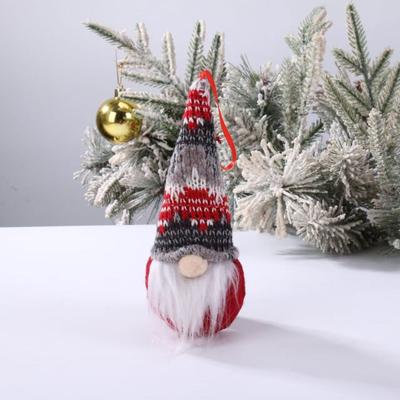 Yousheng Christmas Gnome Hanging Ornament Handmade Knitted Hat Faceless Dwarf Elf Plush Doll Winter Holiday Party Xmas Tree Hanging Decoration