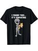 Retro Humor Non-mom Print T-shirt. Men's and Women's Black Cotton Short Sleeves,