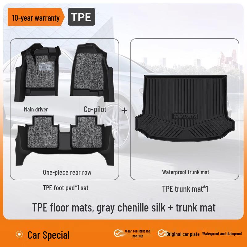 Toyota Corolla Rui Fang TPE Silk Coil Full Coverage Car Mats for Driver's Seat