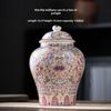 "High-End Blue & White Ceramic Tea Jar: Moisture-Proof, Sealed, Perfect for Home or Gift"
