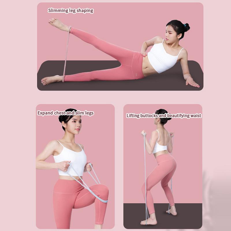 Stretch Strap Yoga 8-stellige Spanner Yoga Werkzeug Offenen Rücken Praxis Schulter Yoga Stretching Gürtel Elastische Stretch Band Workout