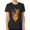 Mardi Gras Balloon Dog Unisex Cotton T Shirt,Pure Cotton Premium Print, Durable,Casual Fashion,Party Celebration, New Orleans Parade Style,Comfortable