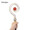 Golden White Hanger Red Diamond Fashion Stick Decorative Cane Elegant Fashion Cane Cosplay Alloy Crosier Vintage Stick 93cm