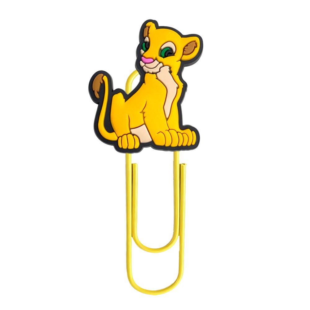 Colorful Lion King Cartoon Paperclip Bookmark for DIY & Office