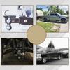 Suport de cuplă pentru remorcă cu trei bile Se potrivește receptorului de 2" Trei dimensiuni de bilă 1-7/8" 2" 2-5/16" Cuplă de remorcare Heavy Duty pentru camionetă SUV
