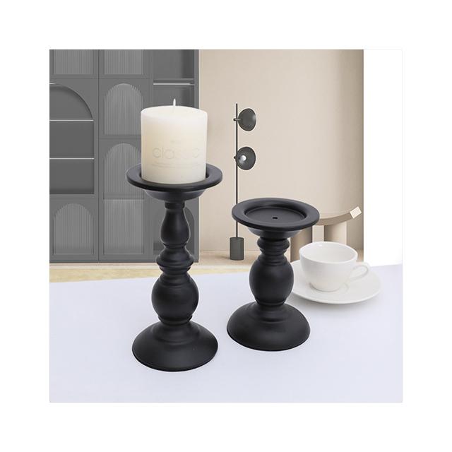 Simple Creative Iron Pillar Candle Holder for Scented Candles Christmas Home Decoration Handmade Retro Dining Table Ornaments