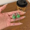 Layered Green Fruit Choker Enamel Sweet Dainty Chain Fairycore Piece Stud Earrings  Dating