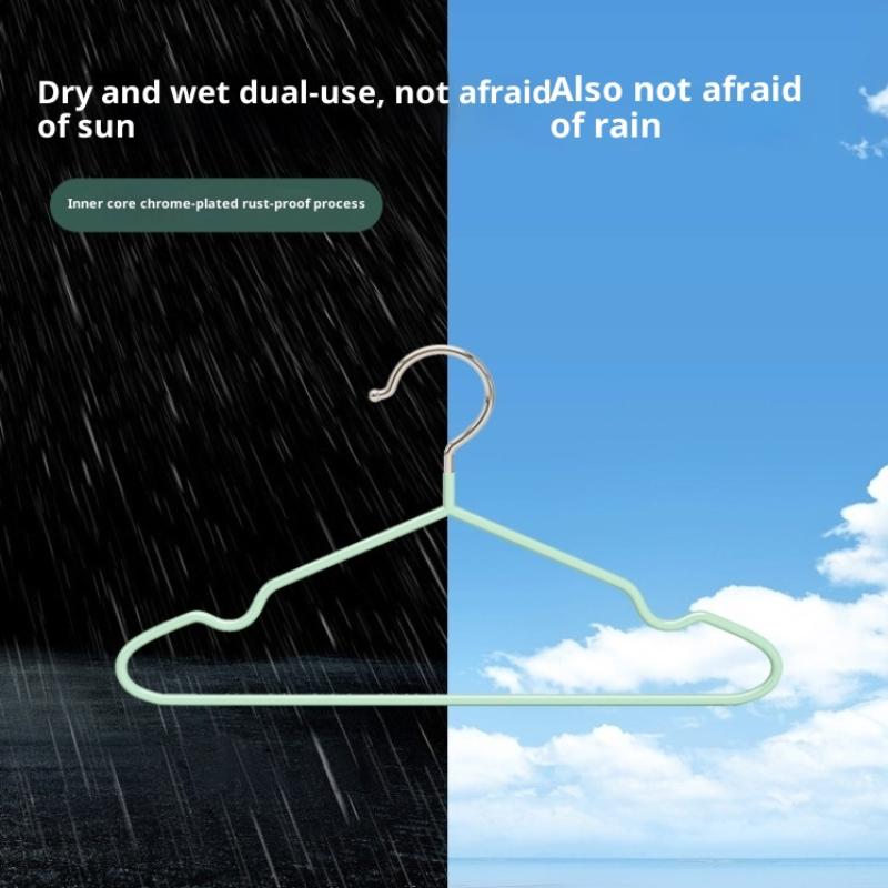 10Pcs Metal Clothes Hangers, Anti-Slip Heavy Duty Space Saving Hangers For Closet Organization, Garage, Boutique & Home Use