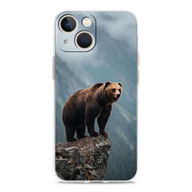 

Phone Case For iPhone 17 Air Cases iPhone 16 15 12 13 14 Pro Max SE 7 8 Plus iPhone11 Cover Cartoon Animal Bear Fox Squirrel iPhone 11 Pro