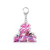 Demon Hunters Huntrix Kpop Saja Boys Acrylic Keychains Jewelry Rumi Zoey Jinu Mira Acrylic Pendant Keyring Decoration Fans Gifts