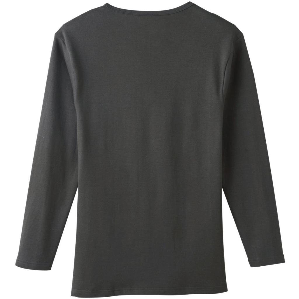 Gunze YV0210P Charcoal Size L Size Men's Undershirt, Gray, (Japan L)