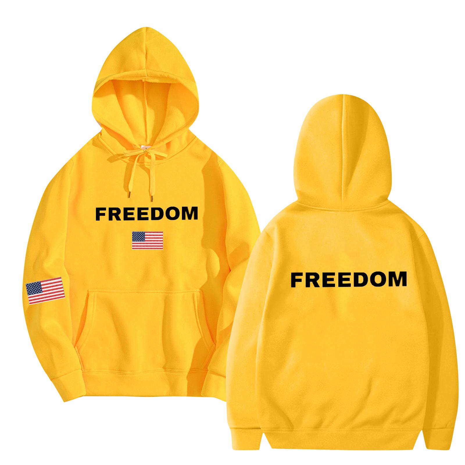 

Women s And Men s Fashionable Hooded Long Sleeved Printed Casual Pullover Unisex Sweatshirt Top XL жёлтый