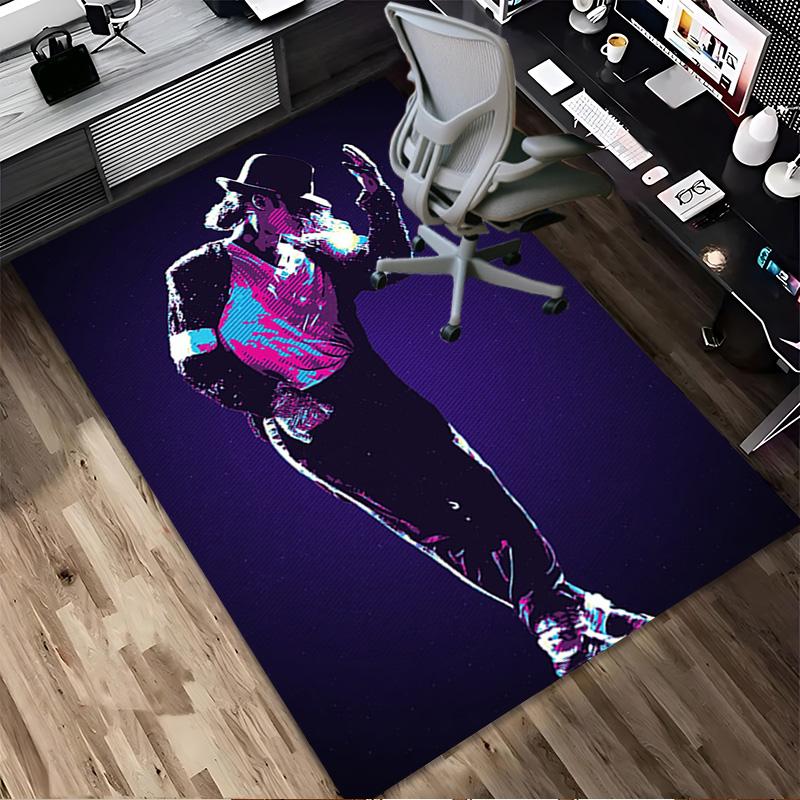 Michael Jackson Living Room Nonslip Area Rug Soft Carpet For Bedroom Gameoom Playroom Sofa Office Home Decor Doormat