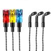 Fishing Bites Detectors Secure Line Grip Mechanism Compacts Chain Fishing Bites Alarm for Travel Convenience