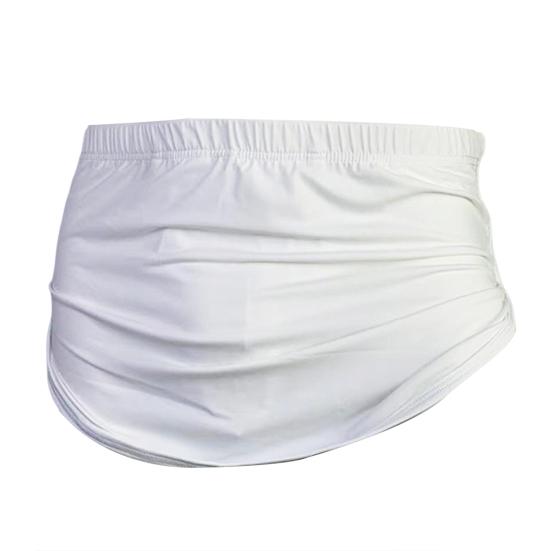 Men Panties Removeable Closure Solid Color Close Fit Low Waist Stretch Ice Silk