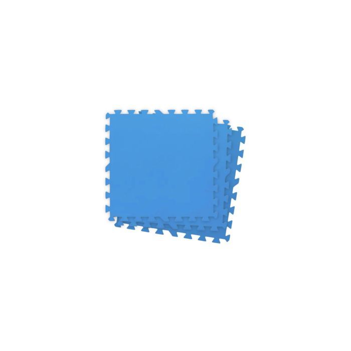 BESTWAY Lot de 9 tapis de protection 50 x 50 cm - bleu