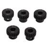 48DP Pinion Gear Set 5.0mm Chrome Molybdenum Alloy Steel 20T 21T 22T 23T 24T RC Motor Gear for Remote Control Car Motor