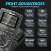 Oscilloscope Multimeter, 2-in-1 Intelligent Digital Scope Meter Multimeter, Professional LED Handheld Oscilloscope Multimeter with 50Msps
