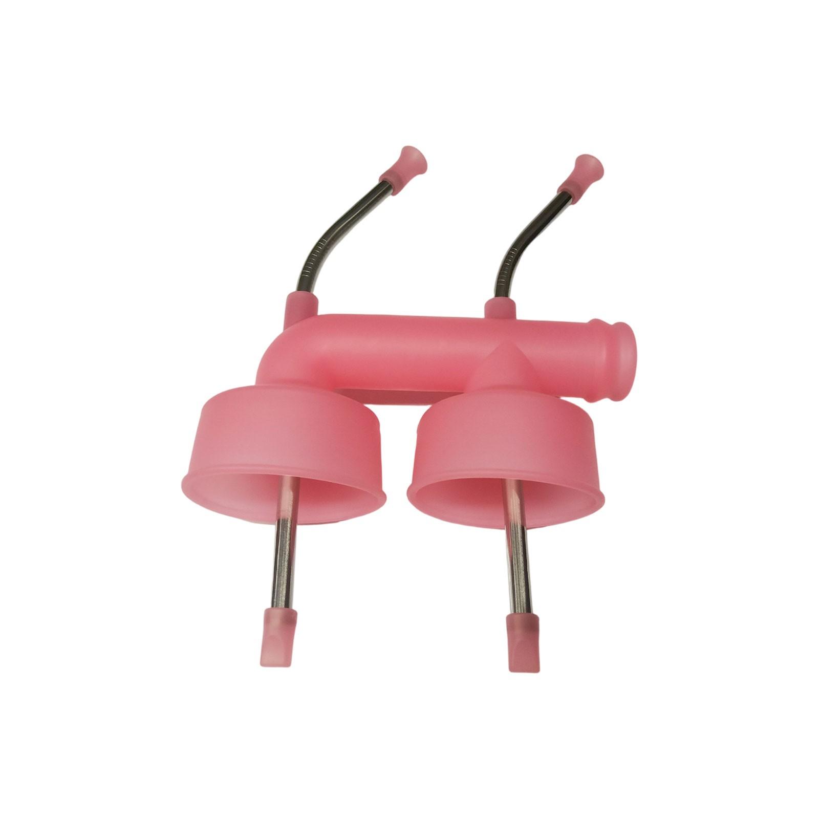 

Double Bottle Can Drinking Straw One Size розовый