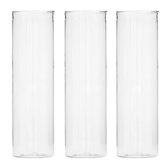 Plastic Clear Cylinder Vase Vase Transparent Table Modern Flower Arrangement Centerpiece Vase 3 Pcs